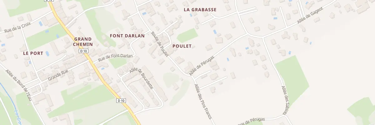 Plan du 39 Rue de Poulet à Paillet