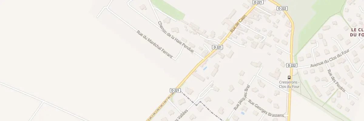 Plan du 6B Rue du Maréchal Ferrant à Cresserons