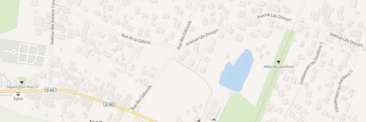 Plan du 39 Rue des Gabauds à Izon