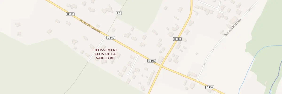 Plan du 12B Rte de Landiras à Pujols-sur-Ciron