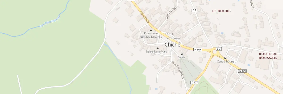 Plan du 5 Rue du Presbytère à Chiché
