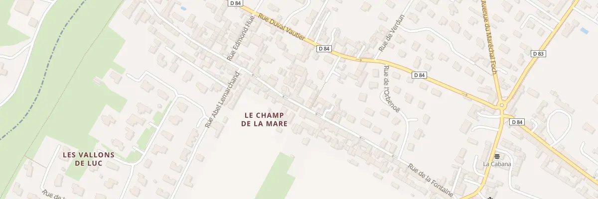 Plan du 40 Rue de la Fontaine à Luc-sur-Mer