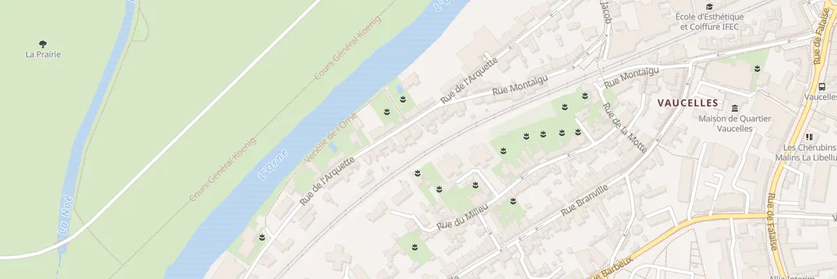 Plan du 43 Rue de l’Arquette à Caen