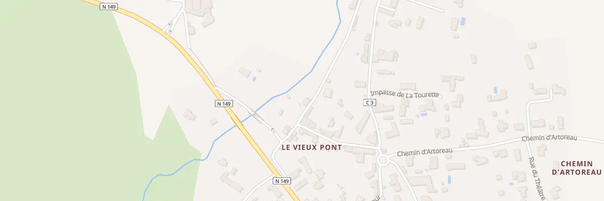 Plan du 5 Imp du Moulin à Chiché