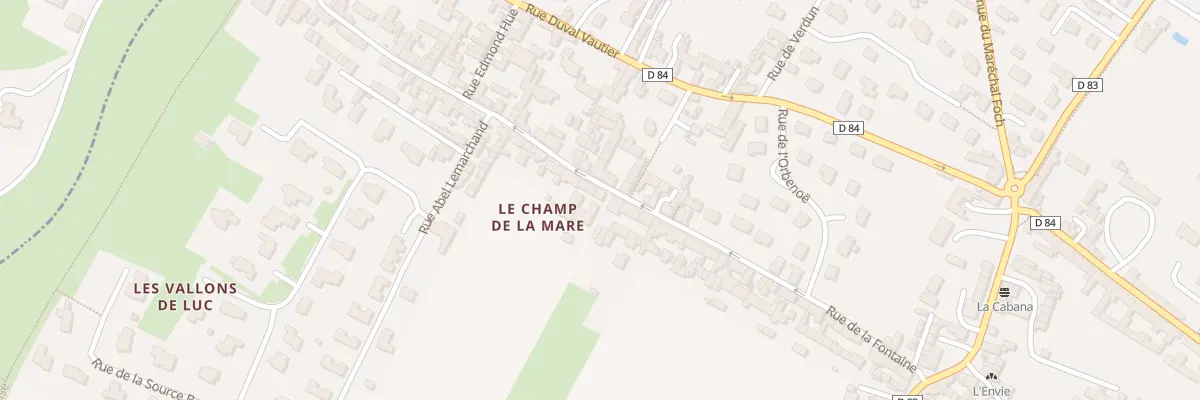 Plan du 61 Rue de la Fontaine à Luc-sur-Mer