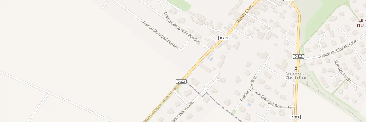 Plan du 5 Rue du Maréchal Ferrant à Cresserons