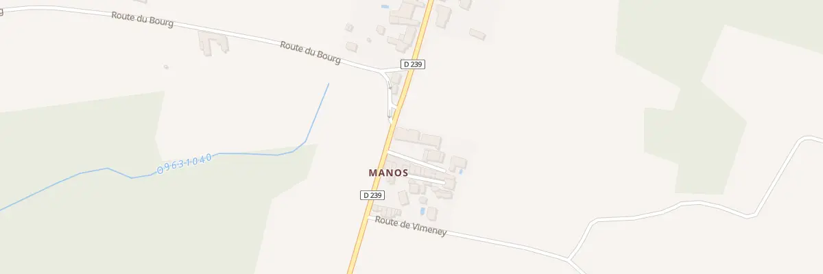 Plan du 77 Rte Departementale 239 Sud à Haux