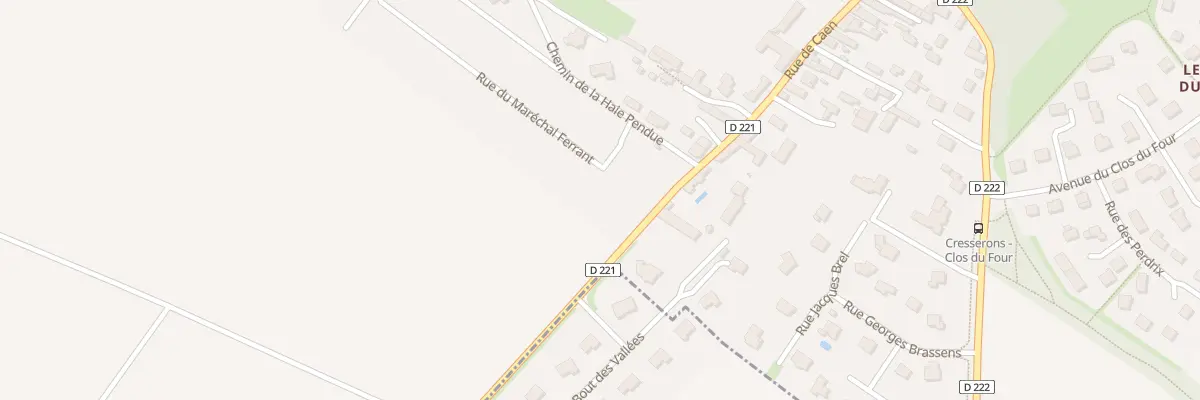 Plan du 5B Rue du Maréchal Ferrant à Cresserons