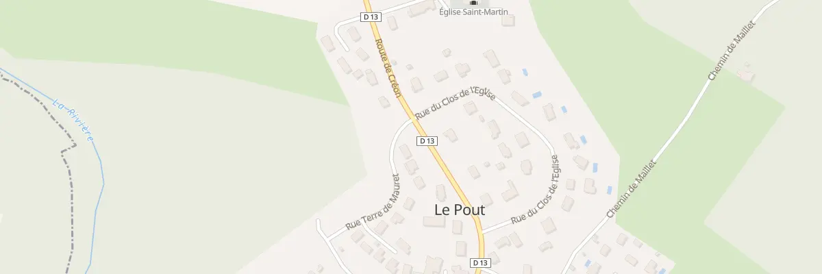 Plan du 1 Lot La Terre de Mauret au Pout