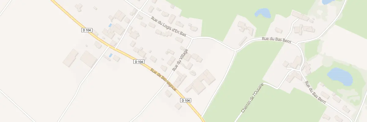 Plan du 60 Rue du Village à Saint-Martin-de-Bernegoue