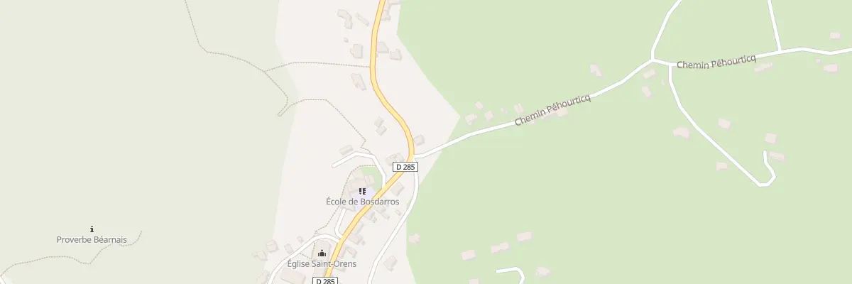 Plan du 36 Rte du Village à Bosdarros