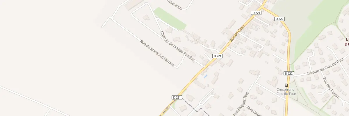Plan du 12 Rue du Maréchal Ferrant à Cresserons