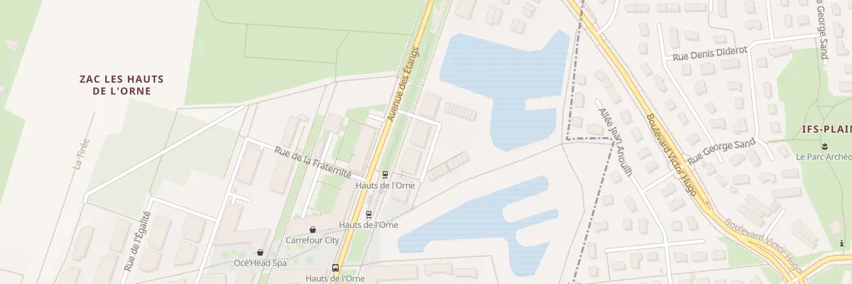 Plan du 9 Av des Étangs à Fleury-sur-Orne
