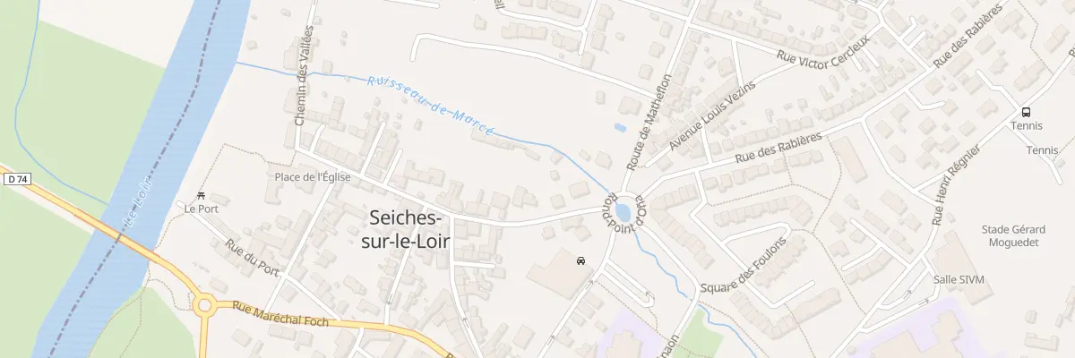 Plan du 31 Rue du Général du Verger à Seiches-sur-le-Loir