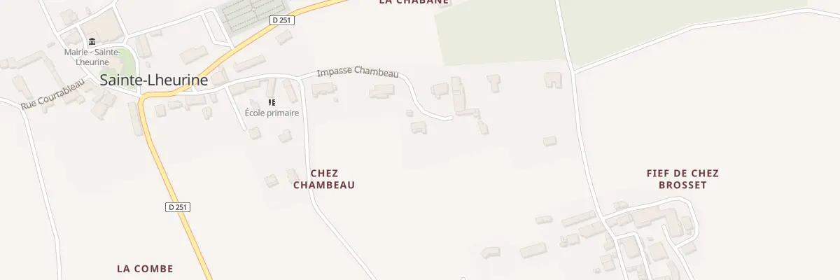 Plan du 6 Imp Chambeau à Sainte-Lheurine