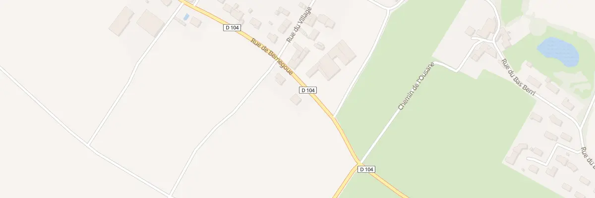 Plan du 747 Rue de Bernegoue à Saint-Martin-de-Bernegoue