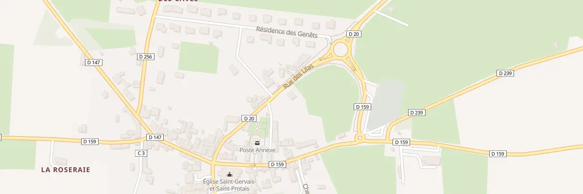 Plan du 26 Rue des Lilas à Champgenéteux