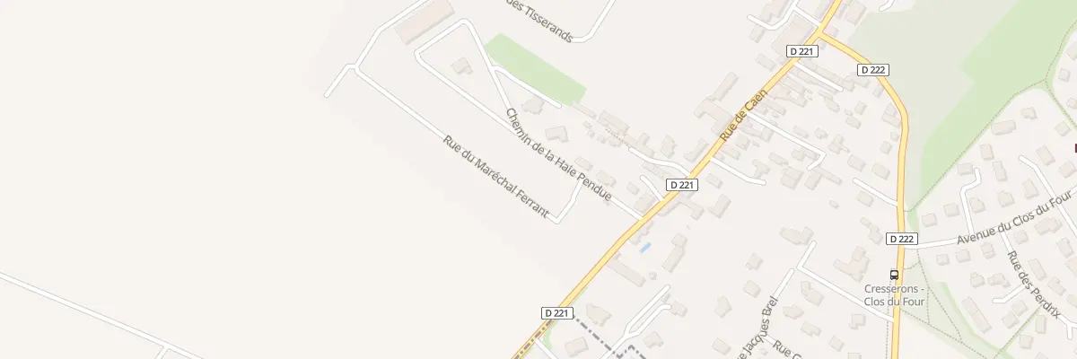 Plan du 14B Rue du Maréchal Ferrant à Cresserons