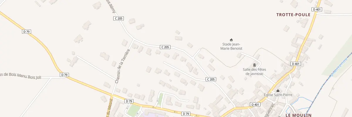 Plan du 8 Imp St Remy à Javrezac