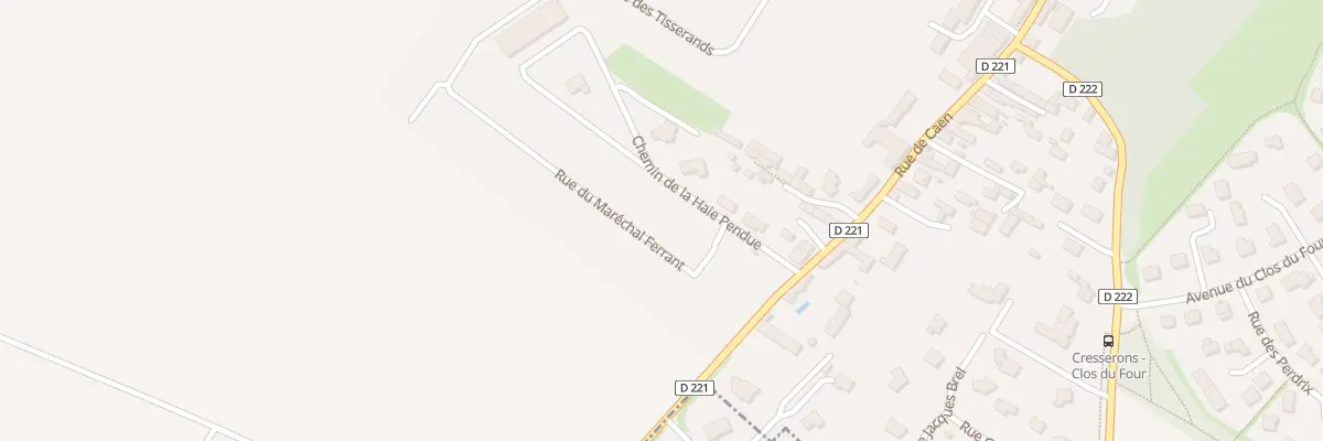 Plan du 16 Rue du Maréchal Ferrant à Cresserons