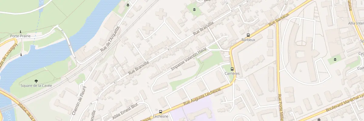 Plan du 87 Rue Branville à Caen