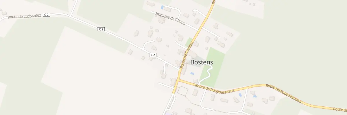 Plan du 11 Rte de Corbleu à Bostens