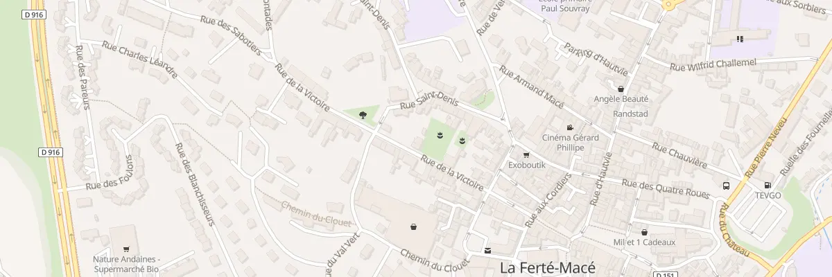 Plan du 48 Rue de la Victoire à La Ferté Macé