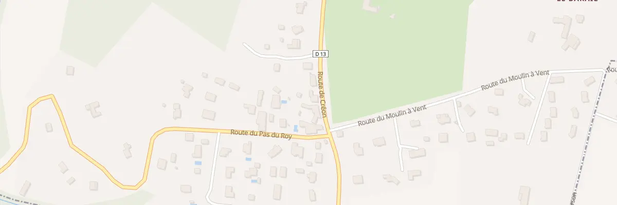 Plan du 28 Rte de Créon au Pout