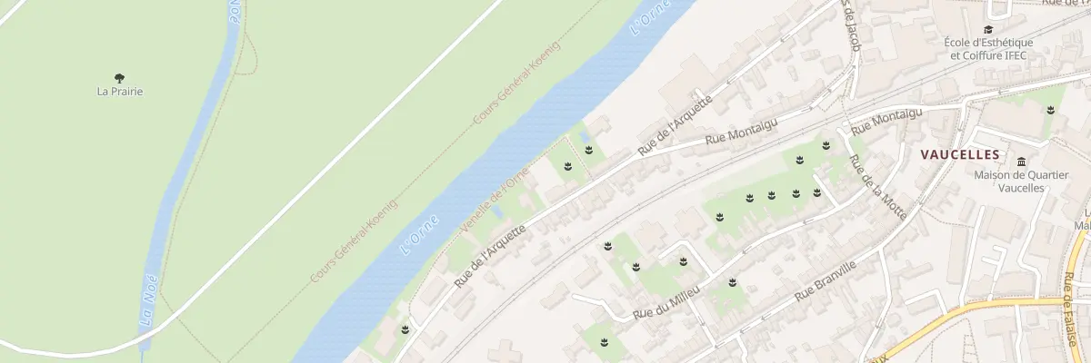 Plan du 76 Rue de l’Arquette à Caen