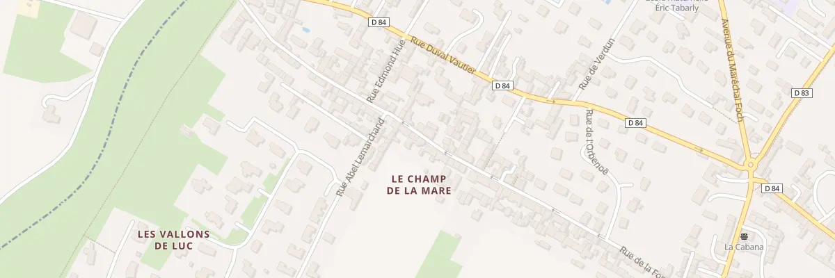 Plan du 71 Rue de la Fontaine à Luc-sur-Mer