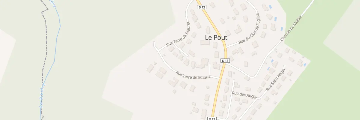 Plan du 11 Lot La Terre de Mauret au Pout