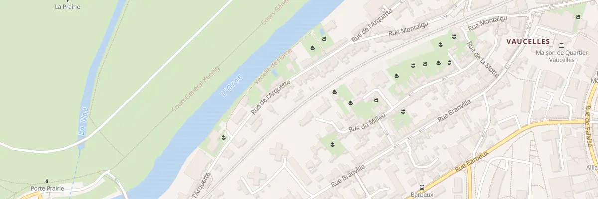 Plan du 61 Rue de l’Arquette à Caen