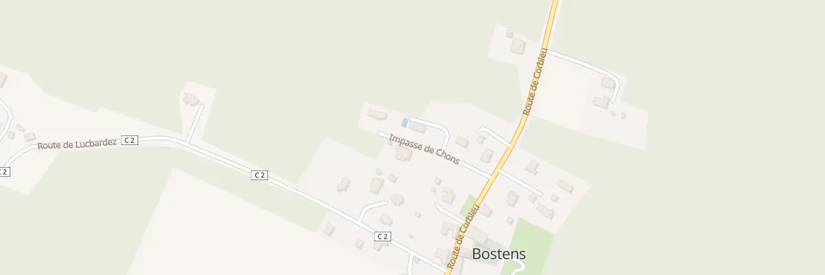 Plan du 5003F Chons à Bostens