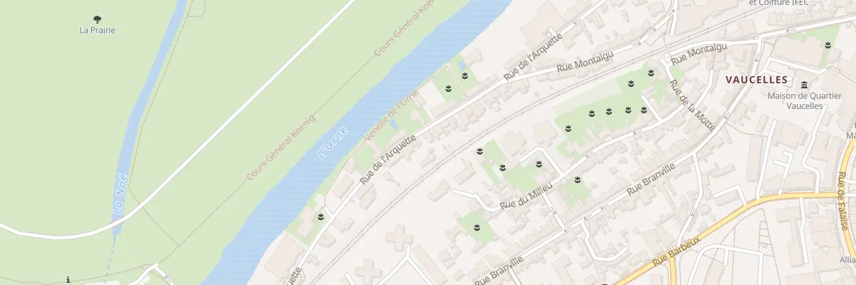 Plan du 59 Rue de l’Arquette à Caen