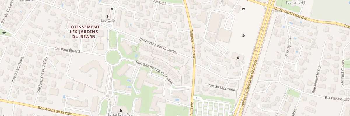 Plan du 5B Bd des Couettes à Pau