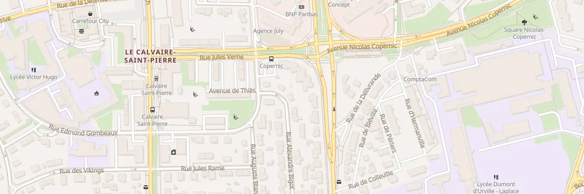 Plan du 24 Rue Alexandre Bigot à Caen