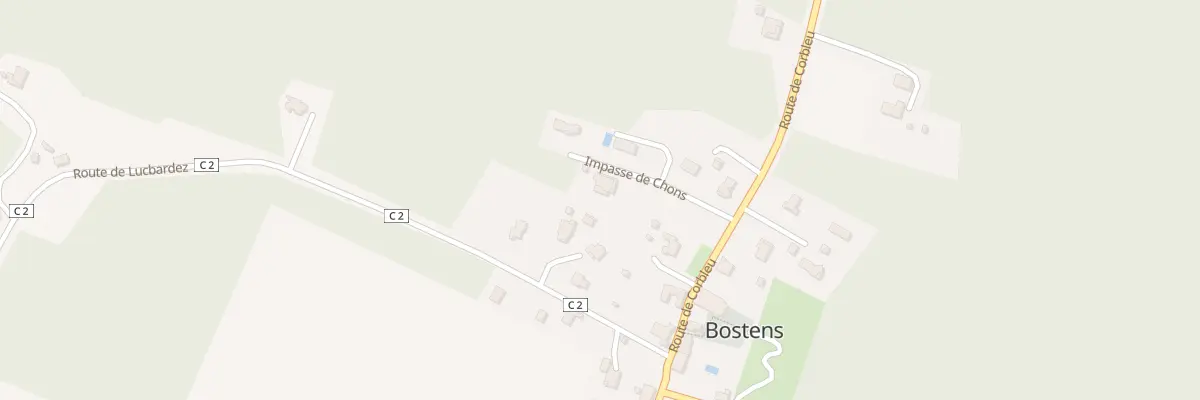 Plan du 101 Imp de Chons à Bostens