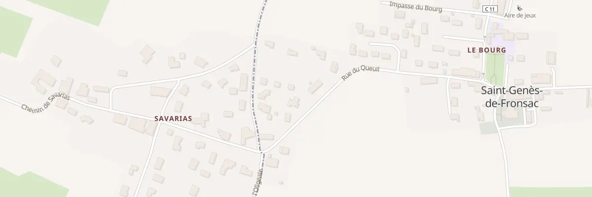Plan du 14 Rue du Queuil à Saint-Genès-de-Fronsac