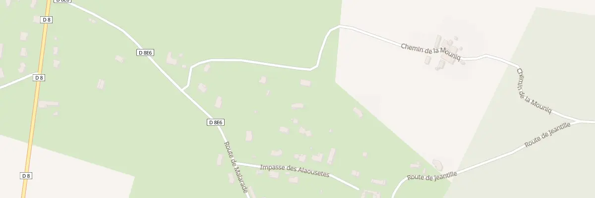 Plan du 14 Che de Mouniq à Noaillan