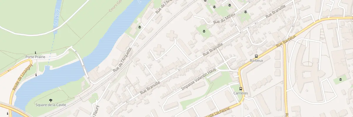 Plan du 102 Rue Branville à Caen