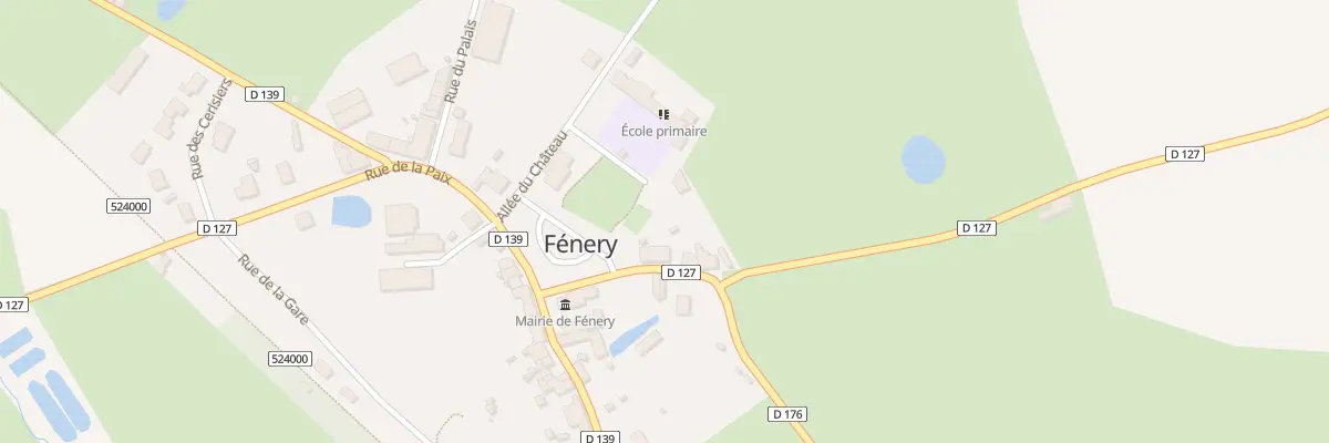 Plan du 5006 Le Bourg à Fénery
