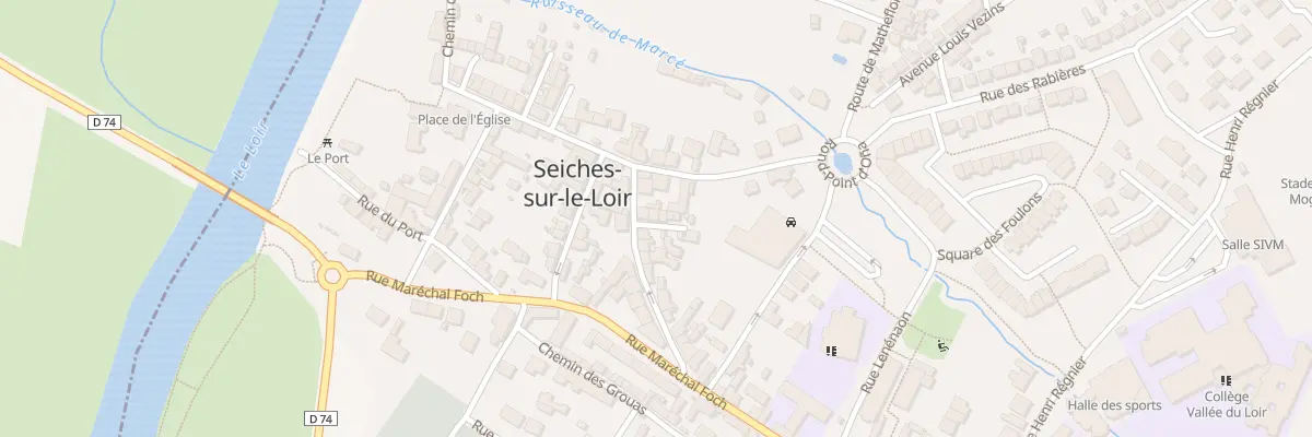 Plan du 1 Imp du Commerce à Seiches-sur-le-Loir