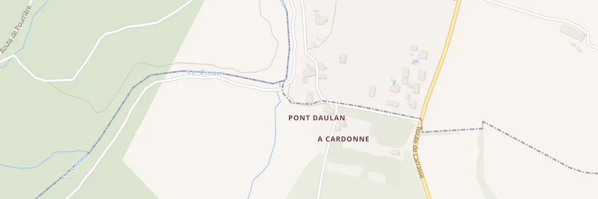 Plan du 6 Le Pont Daulan à Bommes