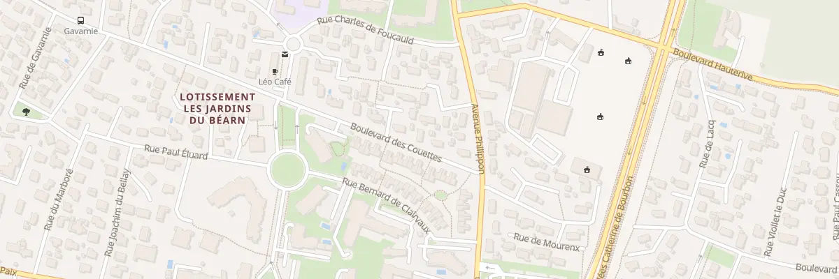 Plan du 6 Bd des Couettes à Pau