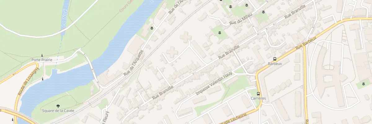 Plan du 104 Rue Branville à Caen