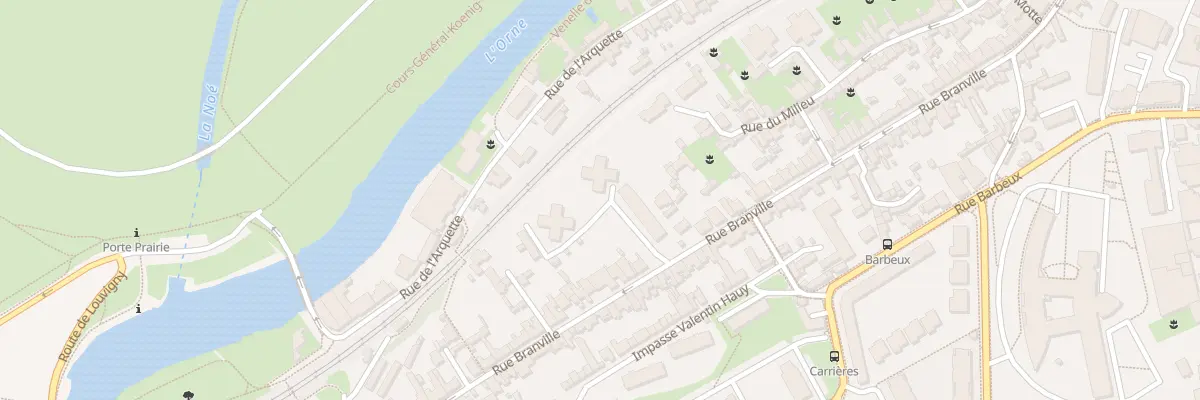 Plan du 98 Rue Branville à Caen