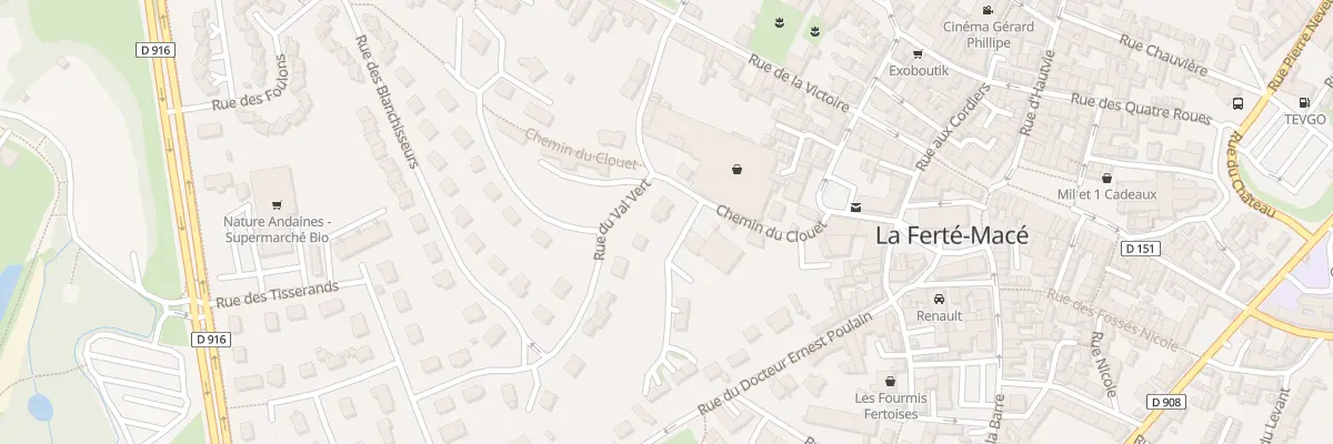 Plan du 2B Rue du Val Vert à La Ferté Macé