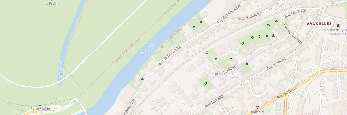 Plan du 73 Rue de l’Arquette à Caen