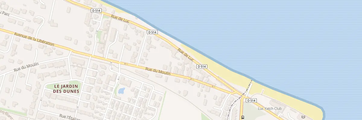 Plan du 38 Rue de Luc à Langrune-sur-Mer