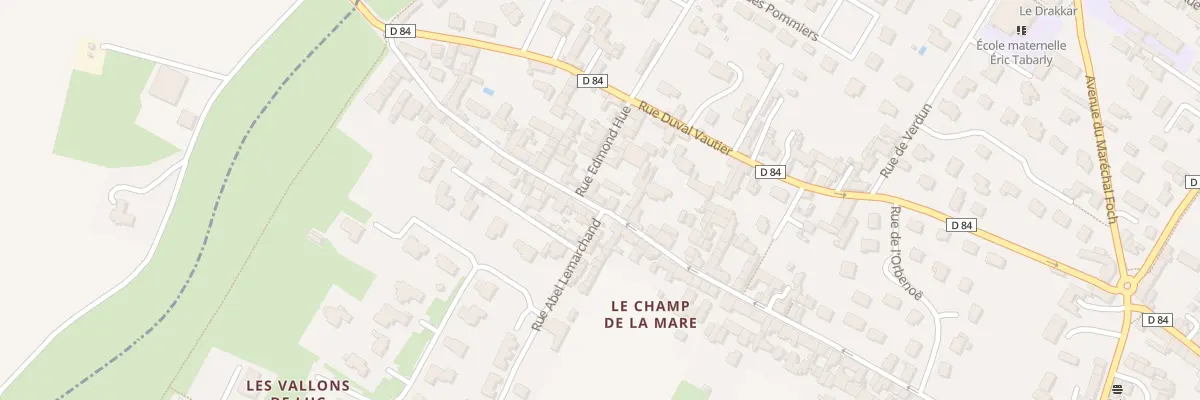 Plan du 66 Rue de la Fontaine à Luc-sur-Mer